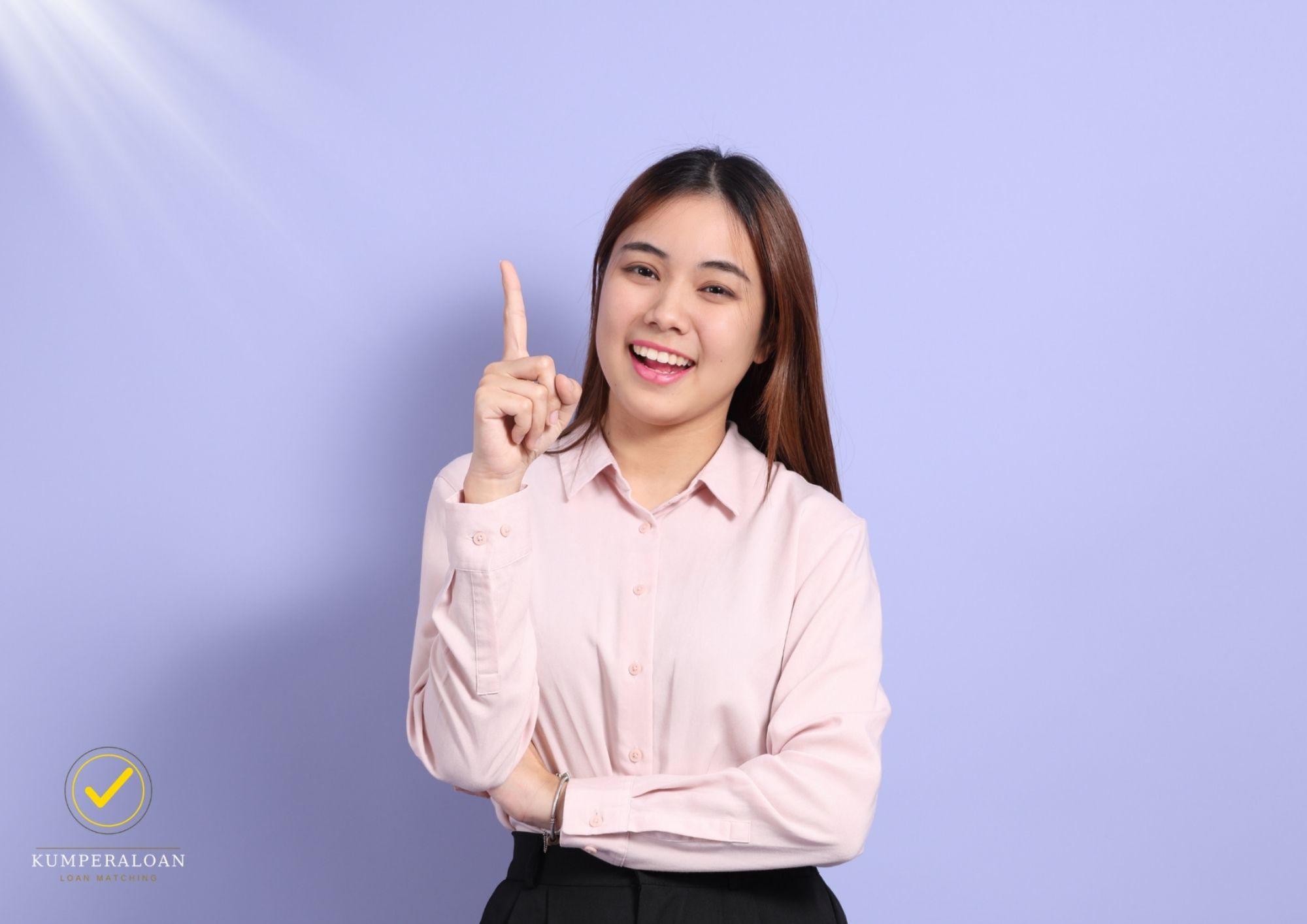 Overseas Filipino Worker checking loan options on phone from abroad